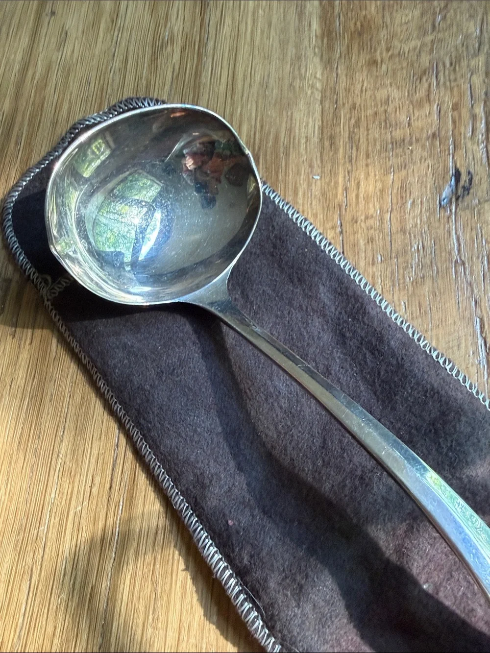 Gerity Silver-Plate Gravy Spoon-Ladle